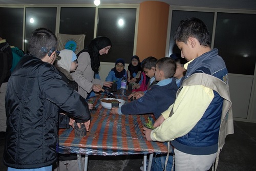 نشاط بيئي في مؤسسة الإمام الهادي (ع) للإعاقة السمعية والبصرية